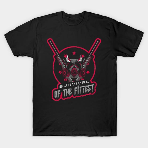 SURVIVAL OF THE FITTEST T-Shirt by WiredMind